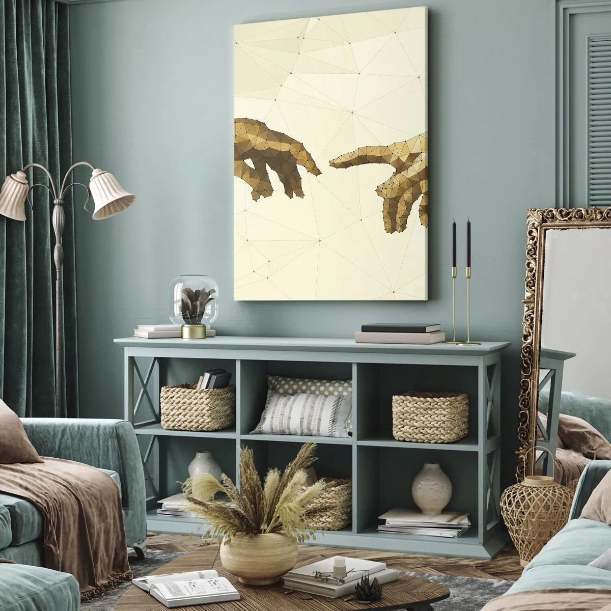 Vászonkép - Isteni geometria - 45x80 cm