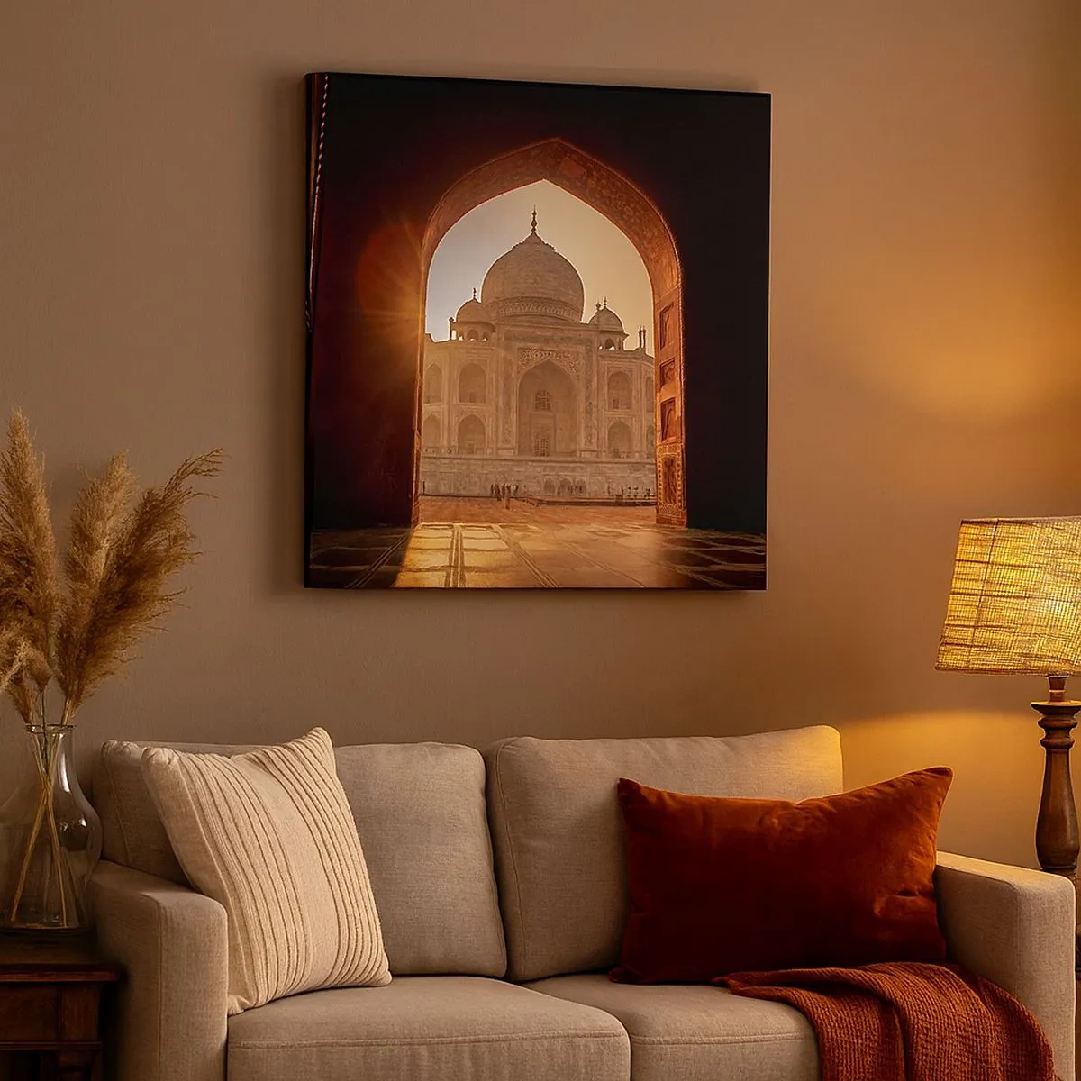 Vászonkép - A földöntúli szerelem emlékműve - 30x30 cm