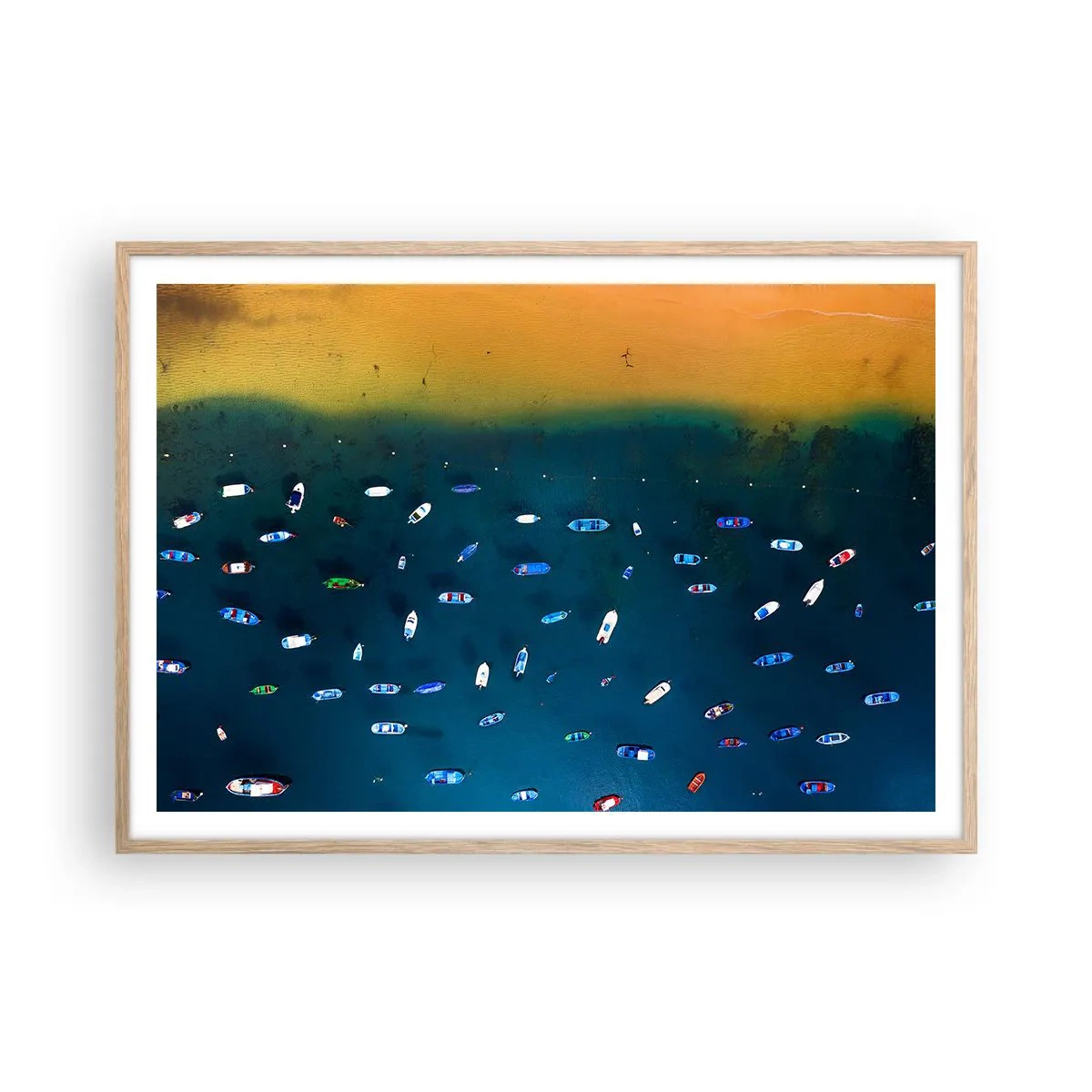 Poszter világos tölgy keretben - Egy ünnepi játék - 100x70 cm