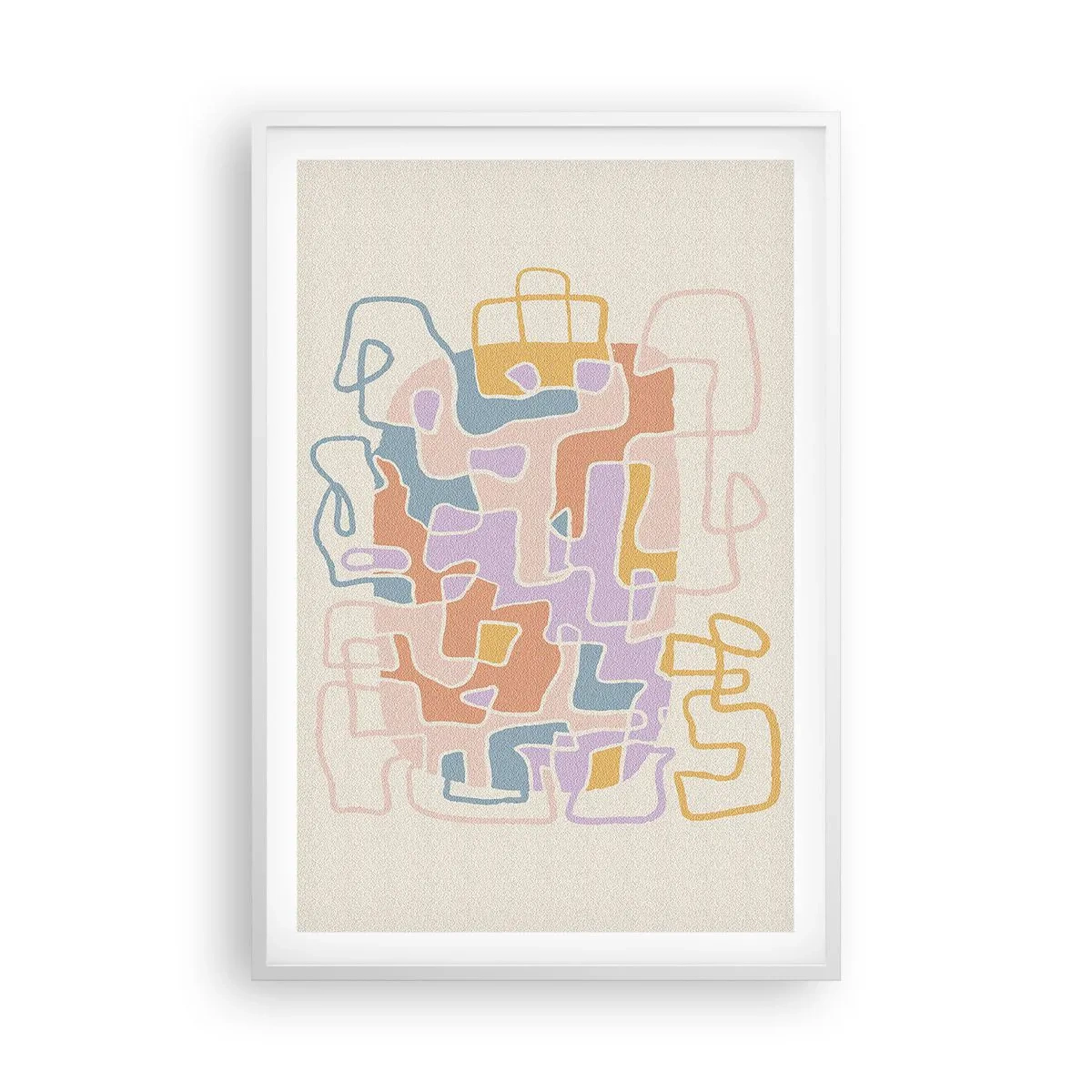 Poszter fekete keretben - Labirintus - egy örömteli kaland - 61x91 cm