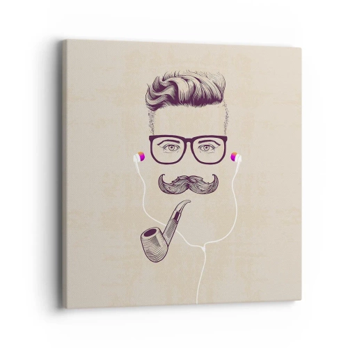Vászonkép - Egy igazi férfi? - 40x40 cm