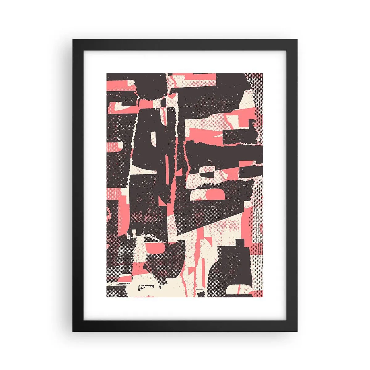 Poszter fehér keretben - Minden nyüzsgés és nyüzsgés - 30x40 cm