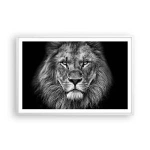 Poszter fekete keretben - Őfelségi palástban - 91x61 cm