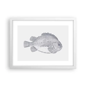 Poszter fekete keretben - A természettudós albumába - 40x30 cm