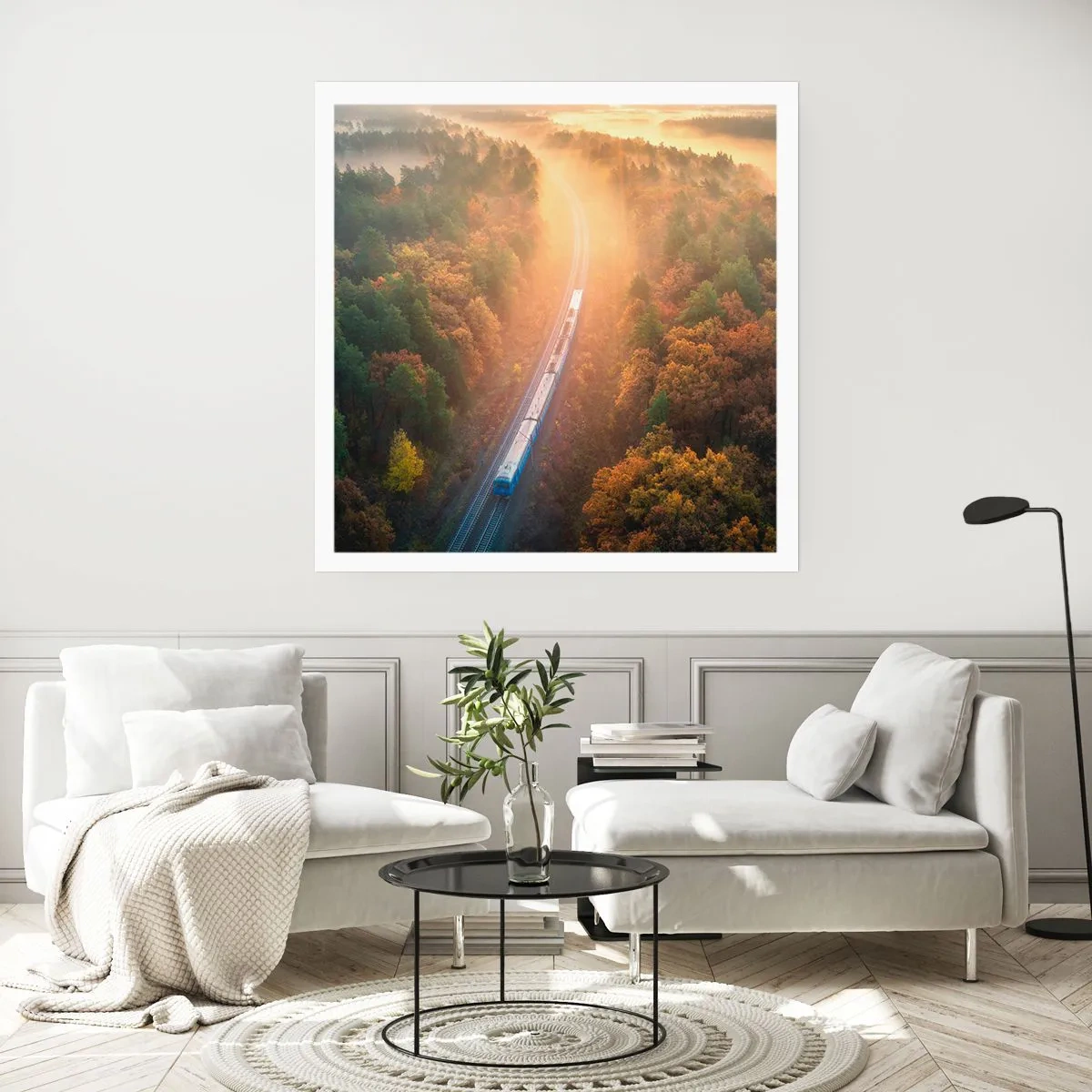 Poszter - Őszi utazás - 40x40 cm