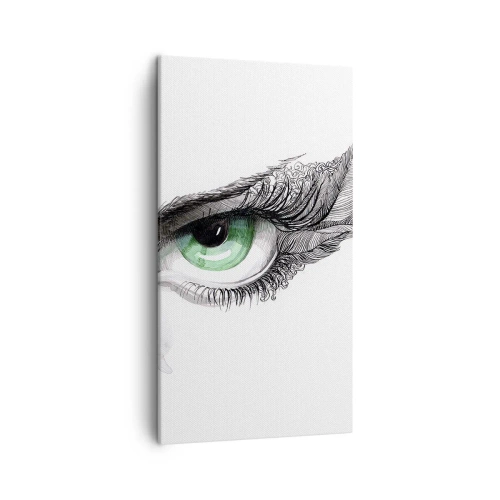 Vászonkép - Gyönyörű és támadásra kész - 45x80 cm