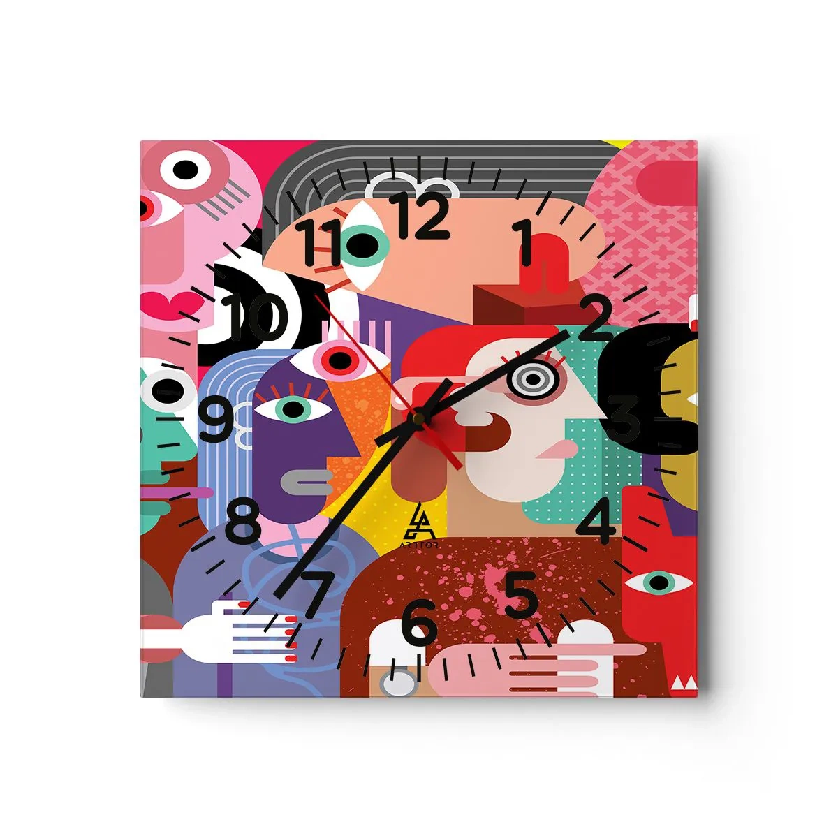 Falióra, Óra - Picassó úrtól vagyunk - 30x30 cm