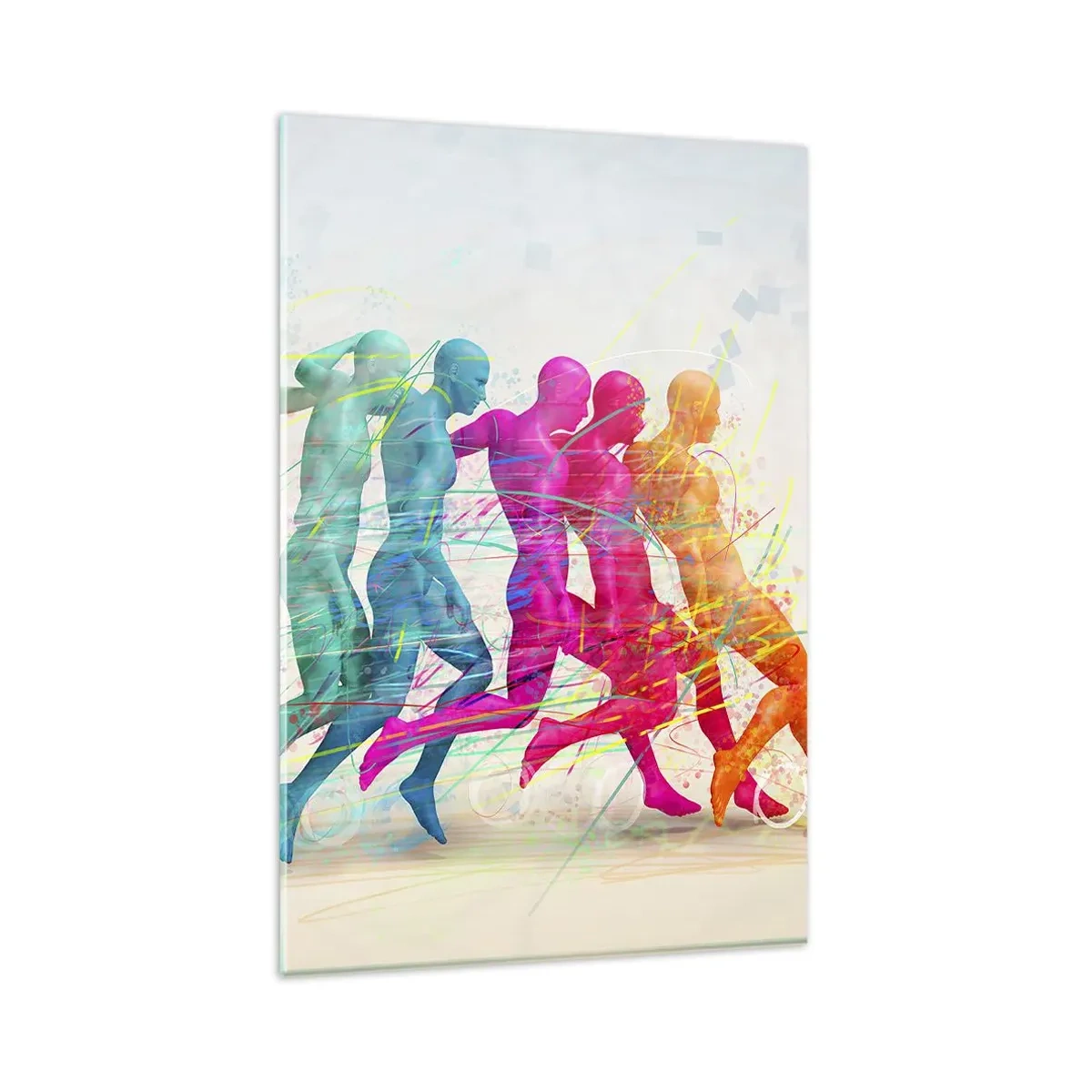 Üveg kép - A mozgás harmóniája - 80x120 cm