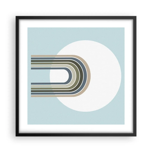 Poszter fehér keretben - Ellenállhatatlan vonzalom - 50x50 cm