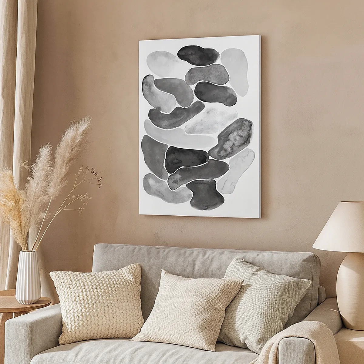 Vászonkép - Köves absztrakció - 50x70 cm