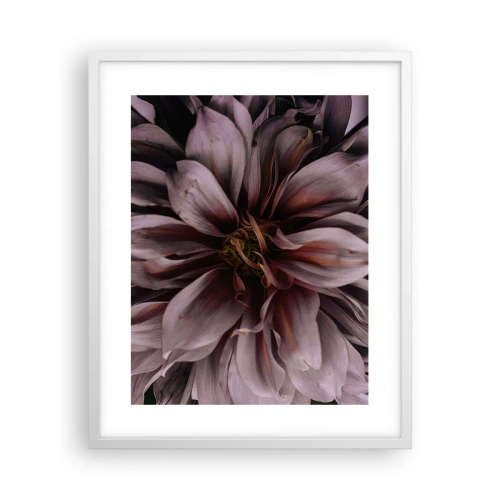 Poszter fekete keretben - Virágos szív - 40x50 cm