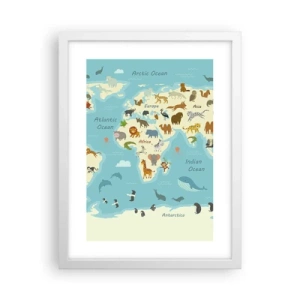 Poszter fekete keretben - Jó szomszédok - 30x40 cm