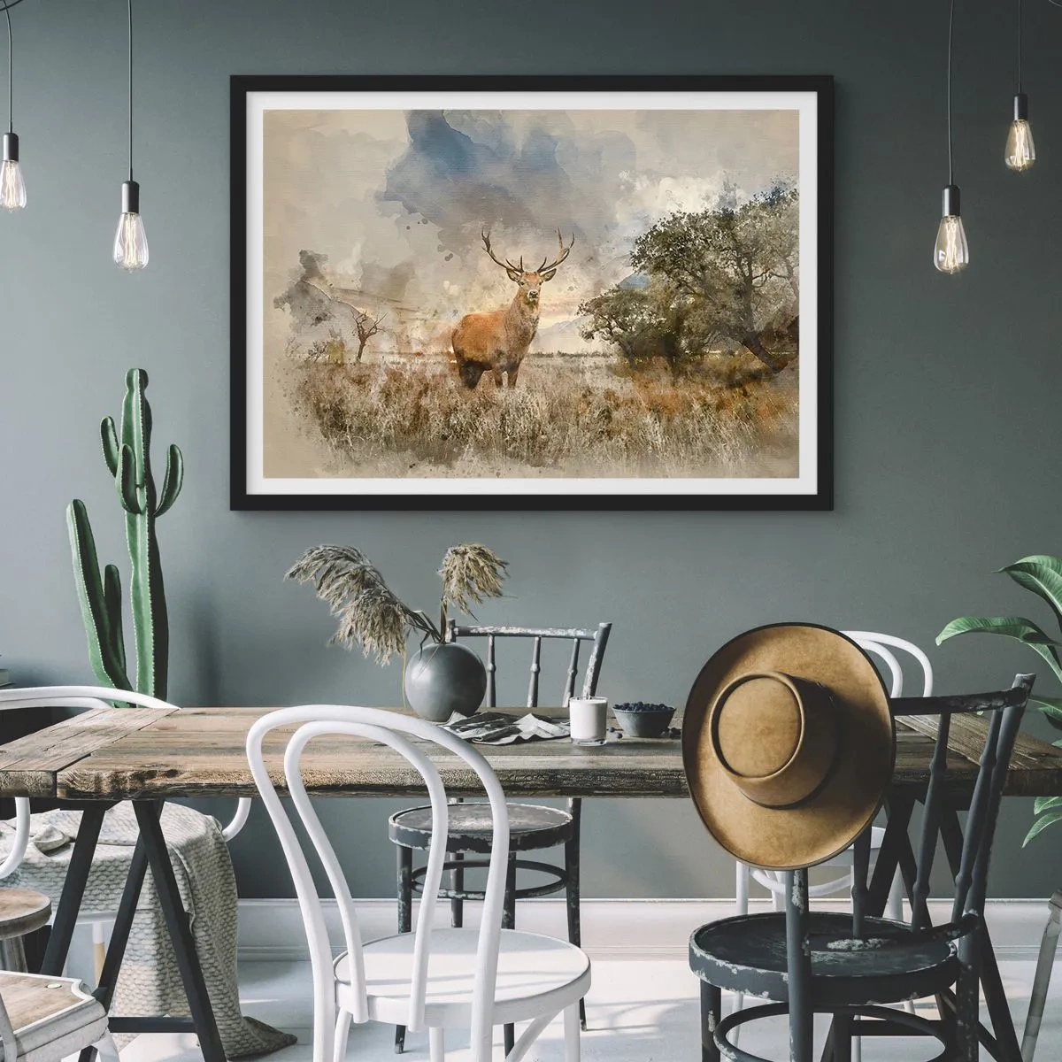 Poszter fehér keretben - Becsület – erő – méltóság - 70x50 cm