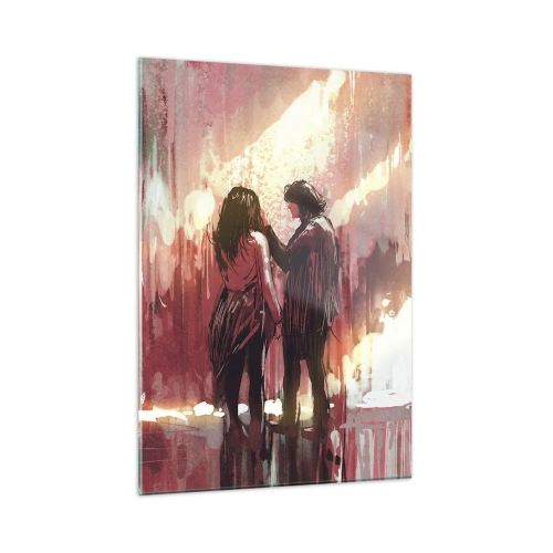 Üveg kép - A szerelem örök látványa - 50x70 cm