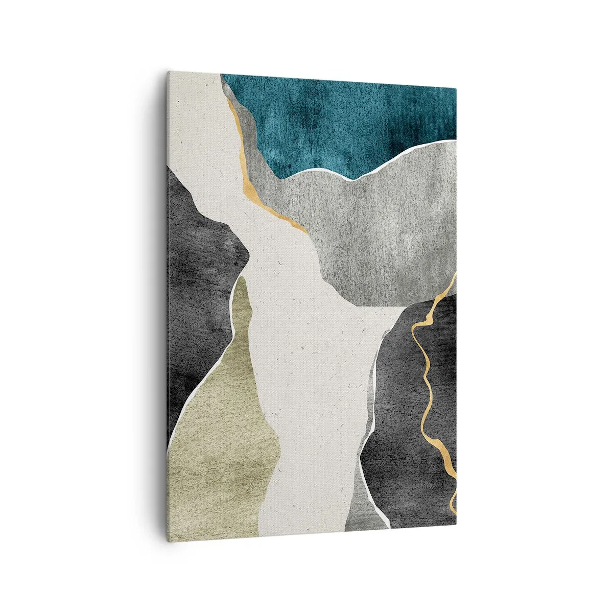 Vászonkép - Mozaik kompozíció aranyszállal - 70x100 cm