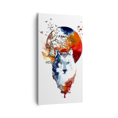 Vászonkép - Szembe az éjszakával - 55x100 cm