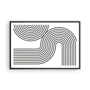 Poszter fehér keretben - Egy ívben - 91x61 cm