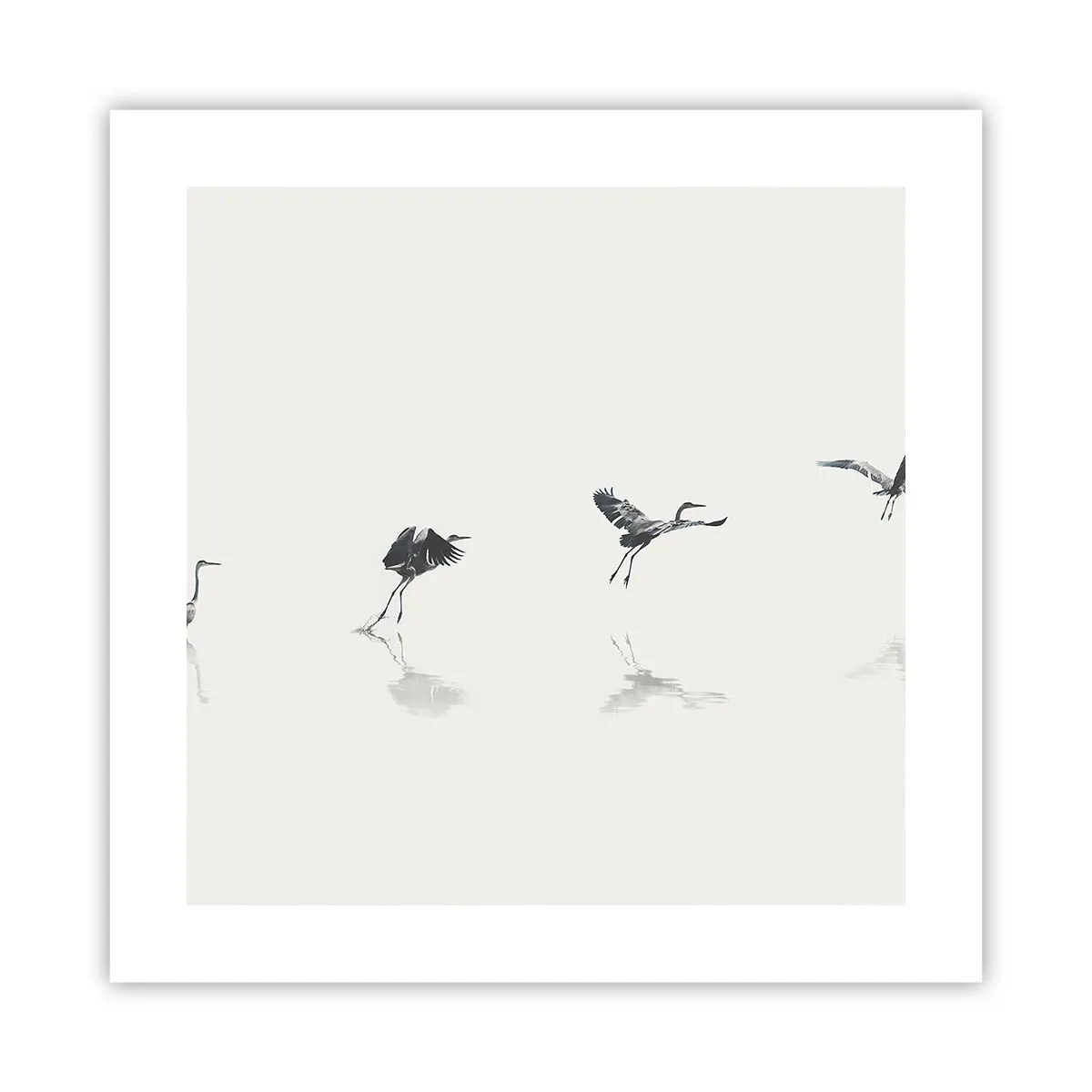 Poszter - Négy egyszerű lépés - 40x40 cm