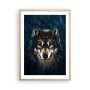 Poszter világos tölgy keretben - Alfa? És az omega - 50x70 cm