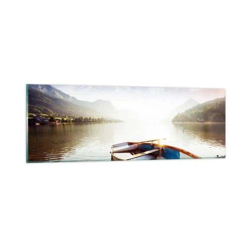 Üveg kép - Nagy és tiszta víz felett - 90x30 cm