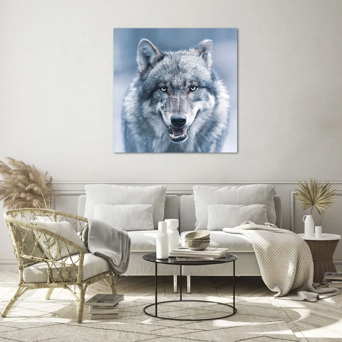 Üveg kép - Vállalod a kihívást? - 60x60 cm