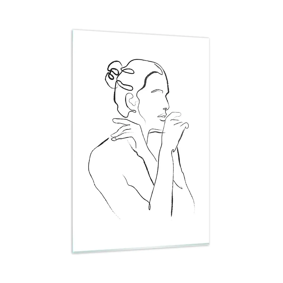 Üveg kép - Akt: érzéki misztérium - 80x120 cm