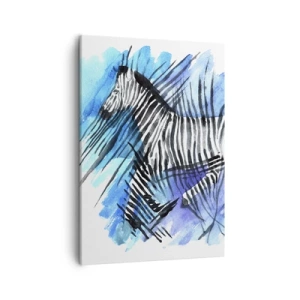 Vászonkép - Csíkokba rejtve - 50x70 cm