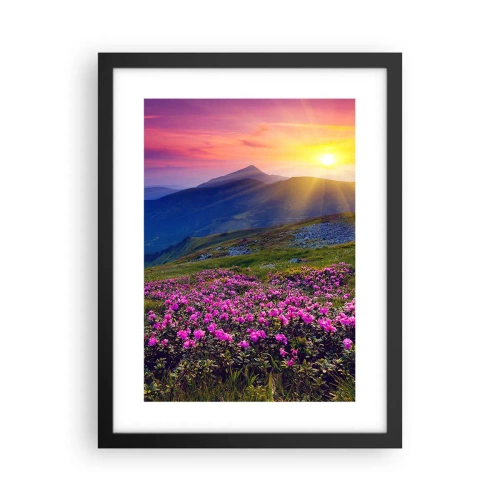 Poszter fehér keretben - … És körülötte hegyi fenyő és gyógynövények illata - 30x40 cm