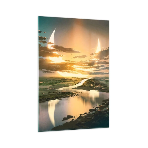 Üveg kép - Valahol egy messzi-messzi galaxisban - 70x100 cm