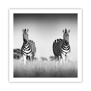 Poszter - A világ mégis fekete-fehér - 60x60 cm