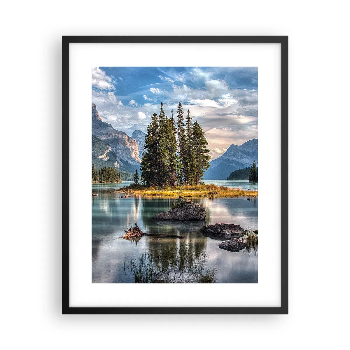 Poszter fehér keretben - A nagy és tiszta víz mellett... - 40x50 cm