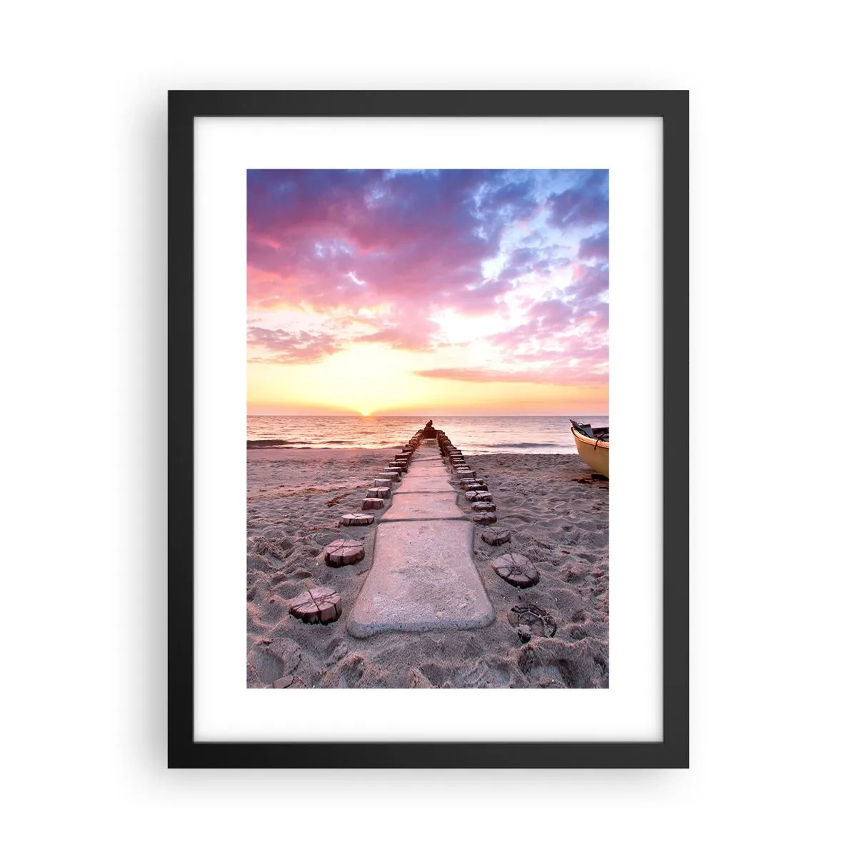 Poszter fehér keretben - Egy pillanatnyi mély élmény - 30x40 cm