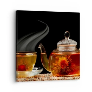 Vászonkép - A teafőzés varázsa és művészete - 30x30 cm