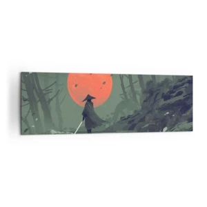 Vászonkép - Vörös hold harcosa - 160x50 cm