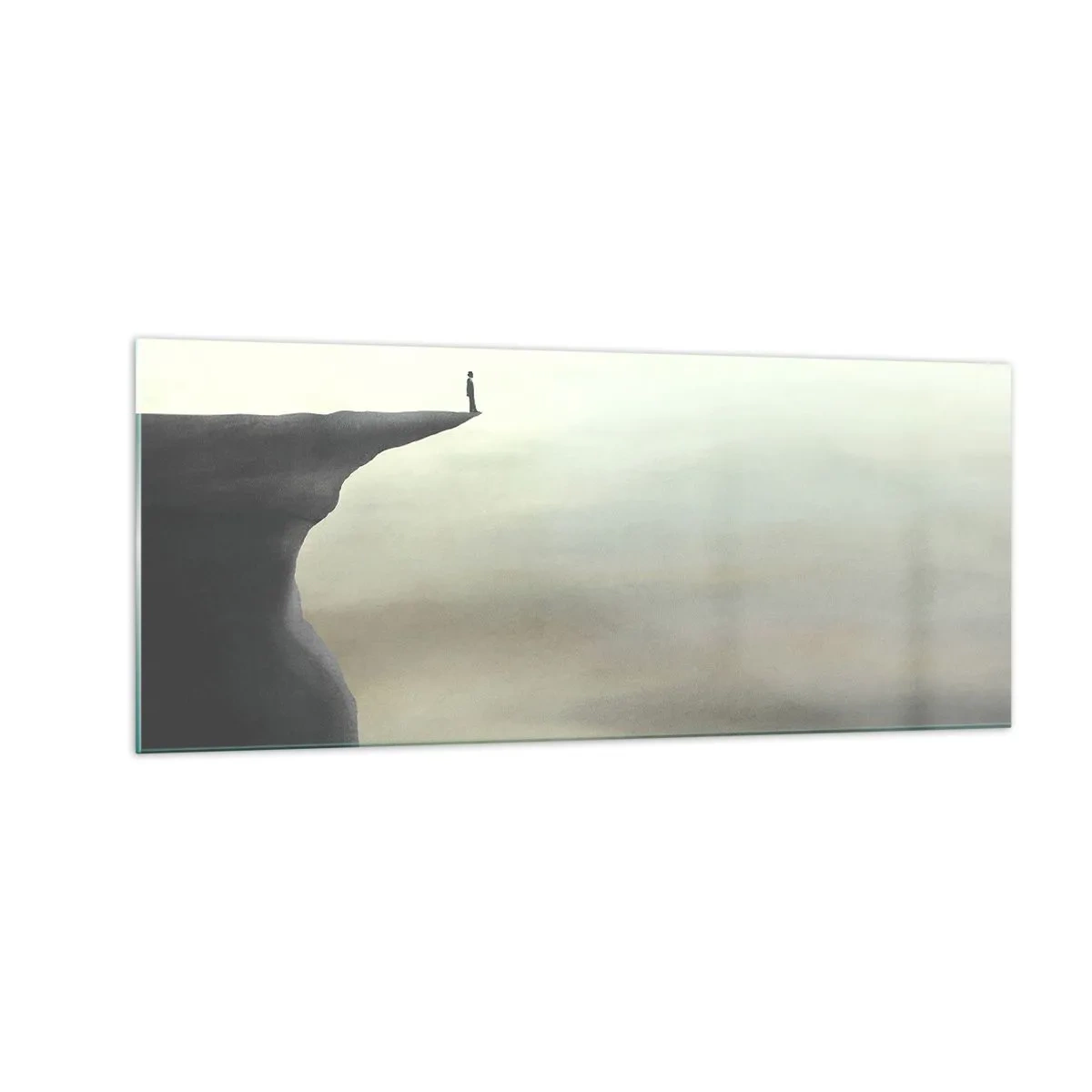 Üveg kép - Természetesen felfelé! - 100x40 cm