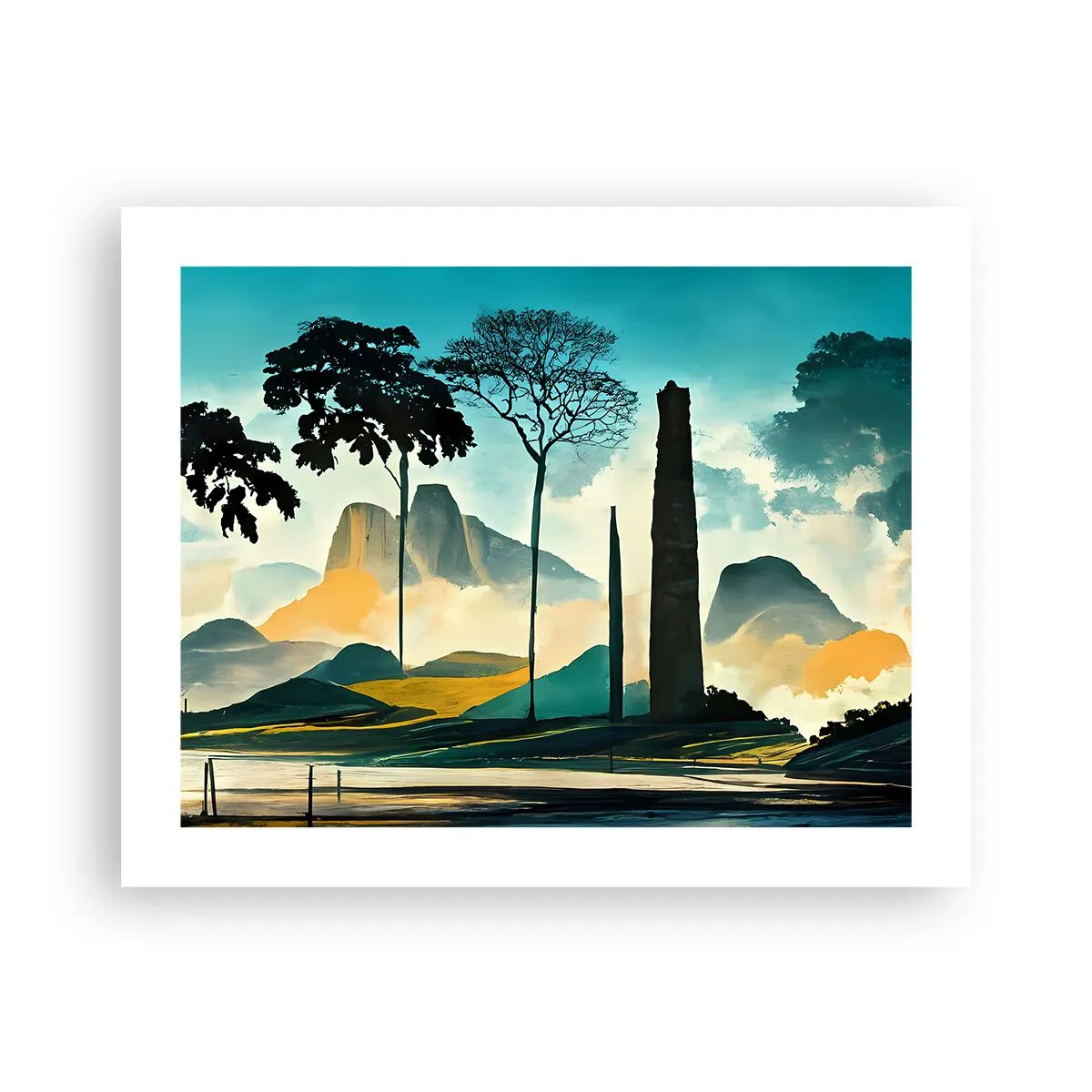 Poszter - Mindíg magasabbra és magasabbra - 50x40 cm