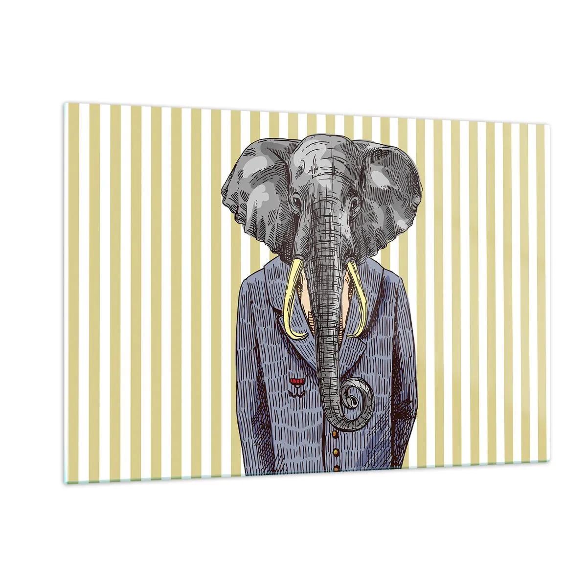 Üveg kép - Természeténél fogva elegáns - 120x80 cm