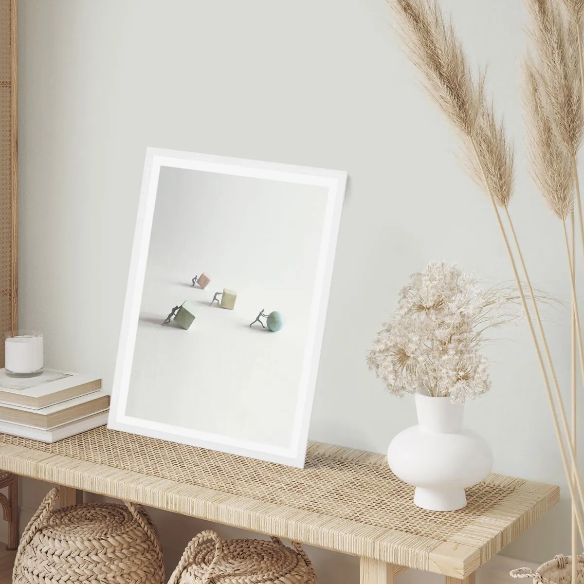 Poszter fekete keretben - Maga az élet - 50x70 cm