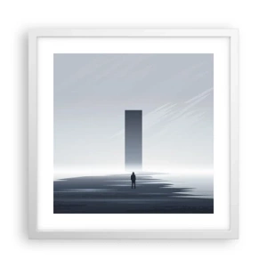 Poszter fekete keretben - Lehetőség vagy fenyegetés? - 40x40 cm