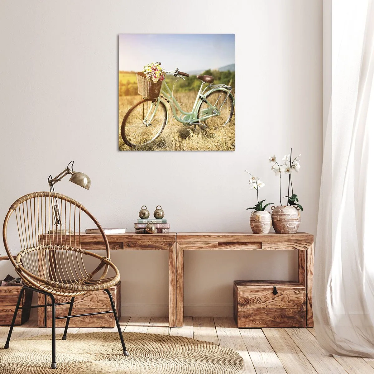 Vászonkép - Itt maradok egy darabig - 50x50 cm