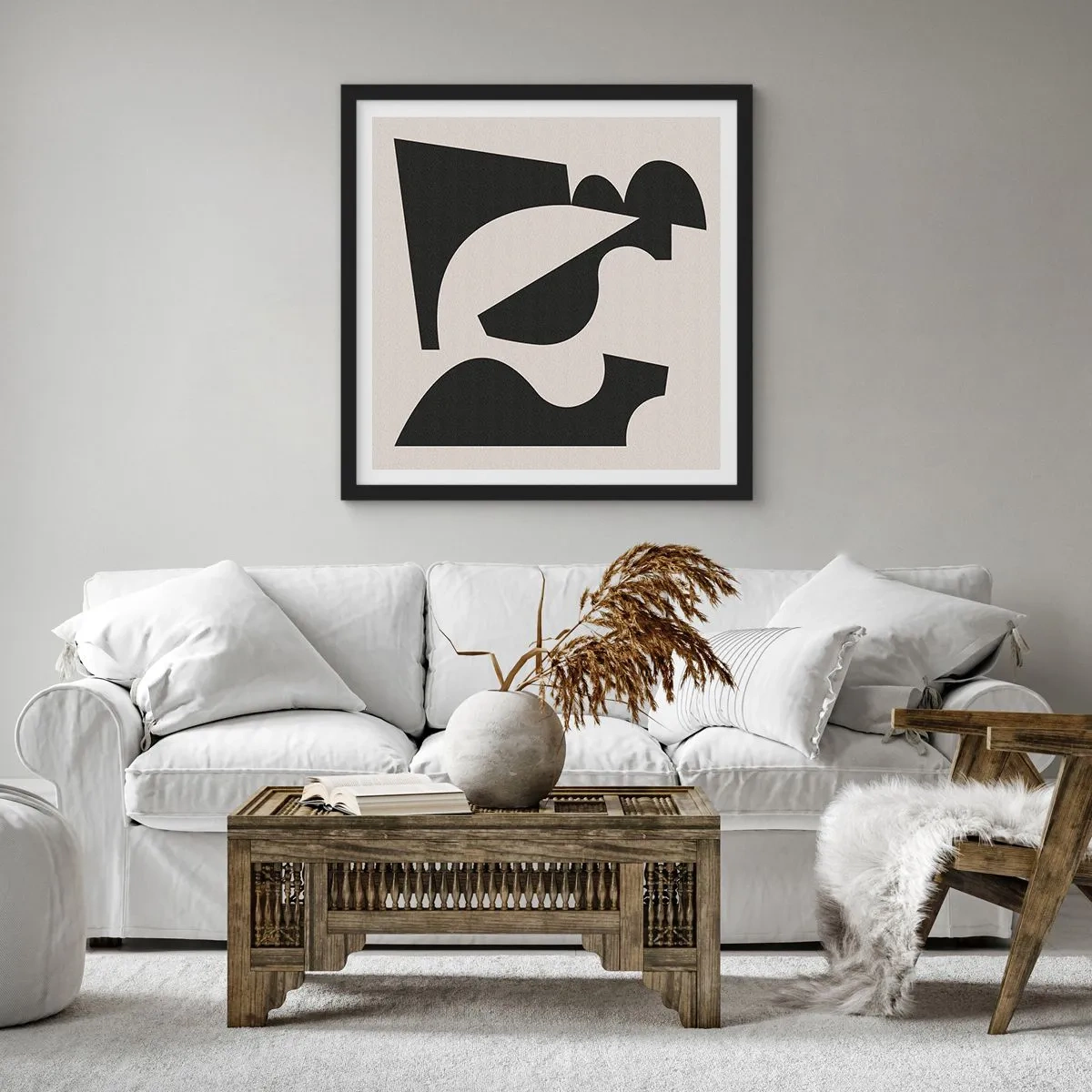 Poszter fehér keretben - Önálló összeállításra - 50x50 cm