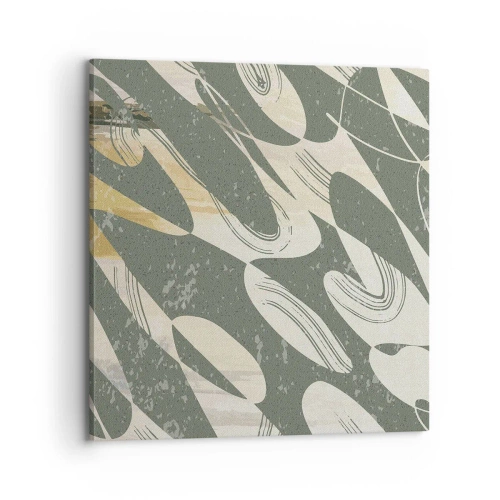 Vászonkép - Ritmikus absztrakció - 70x70 cm