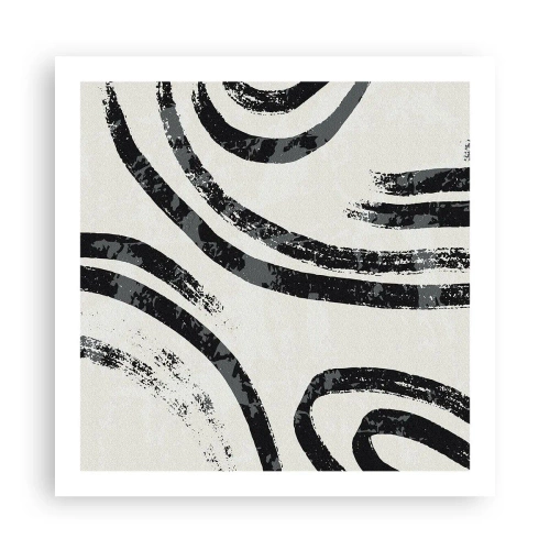 Poszter - Félig megállt - 60x60 cm