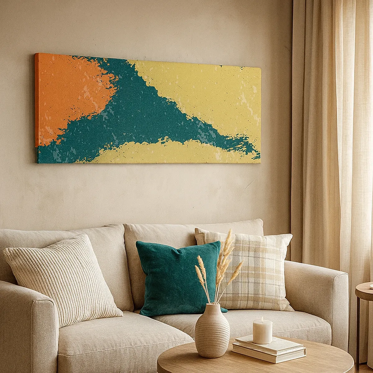 Vászonkép - Absztrakció - lassú mozgás - 30x30 cm