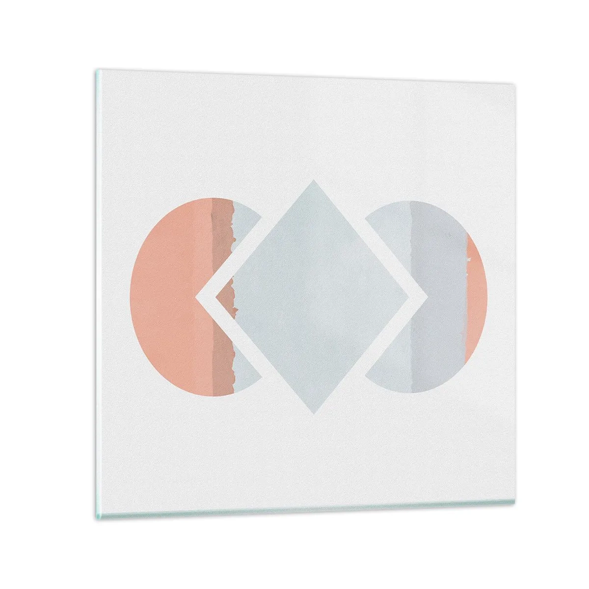 Üveg kép - A helyzet egyértelmű - 60x60 cm