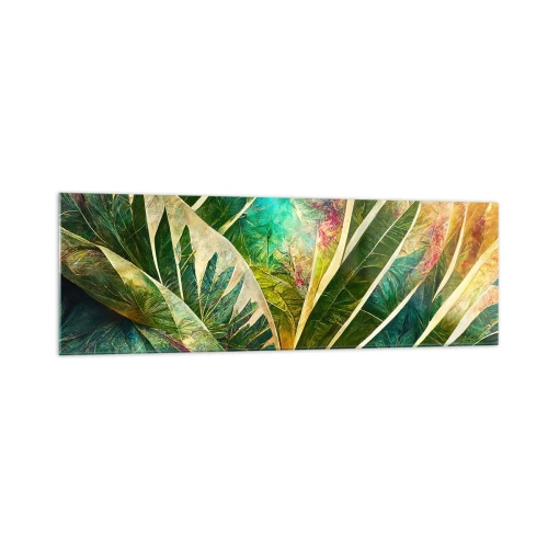 Üveg kép - A trópusok színei - 160x50 cm