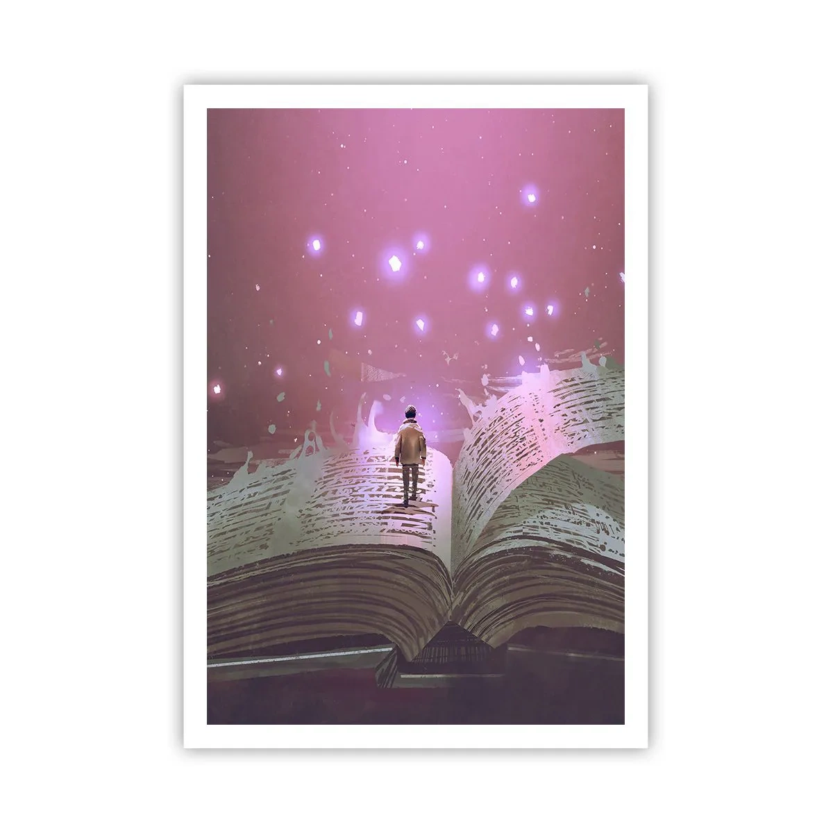 Poszter - Meghívás egy másik világba – olvass! - 70x100 cm