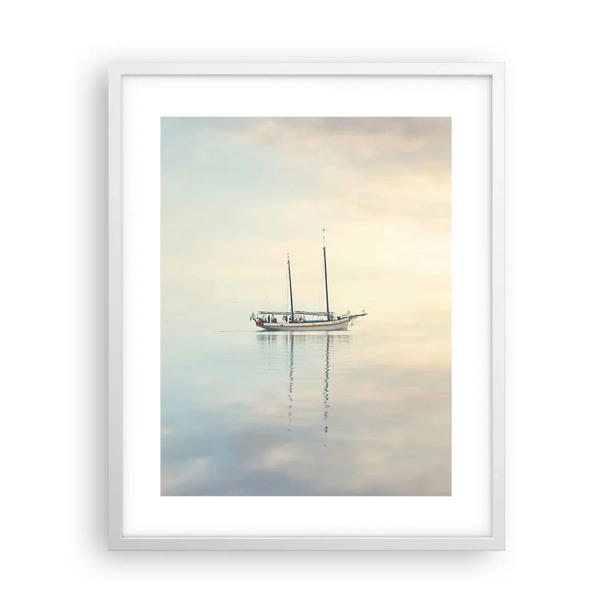 Poszter fekete keretben - A csend tengerében - 40x50 cm