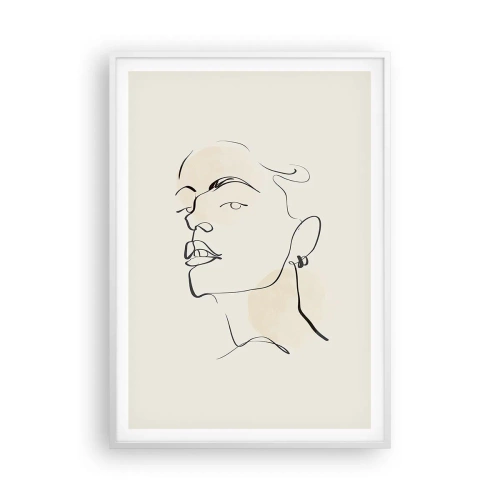 Poszter fekete keretben - Büszke tekintet - 70x100 cm