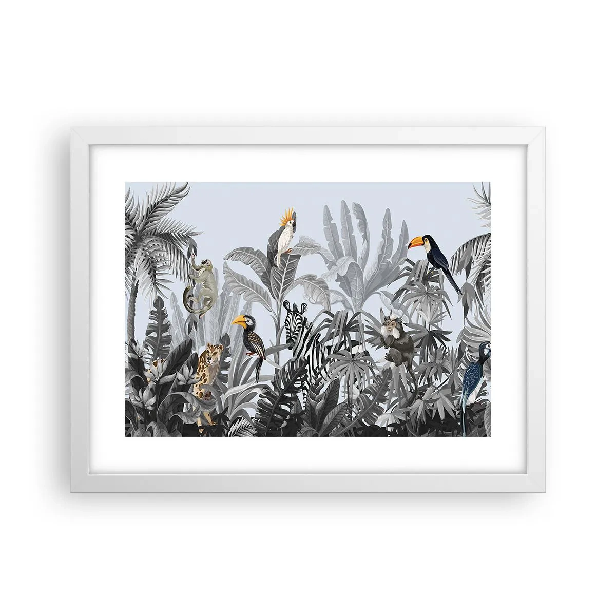 Poszter fekete keretben - Afrikai mese - 40x30 cm